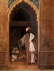 Rudolf Ernst Canvas Paintings - The Palace Guard